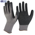 NMSAFETY  13gauge knitted latex coated half safety work gloves CE EN388 2131X